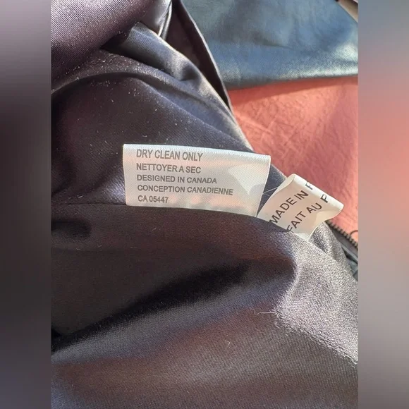 Vintage Ocean West Men's Black Leather Jacket - Picture 11 of 12